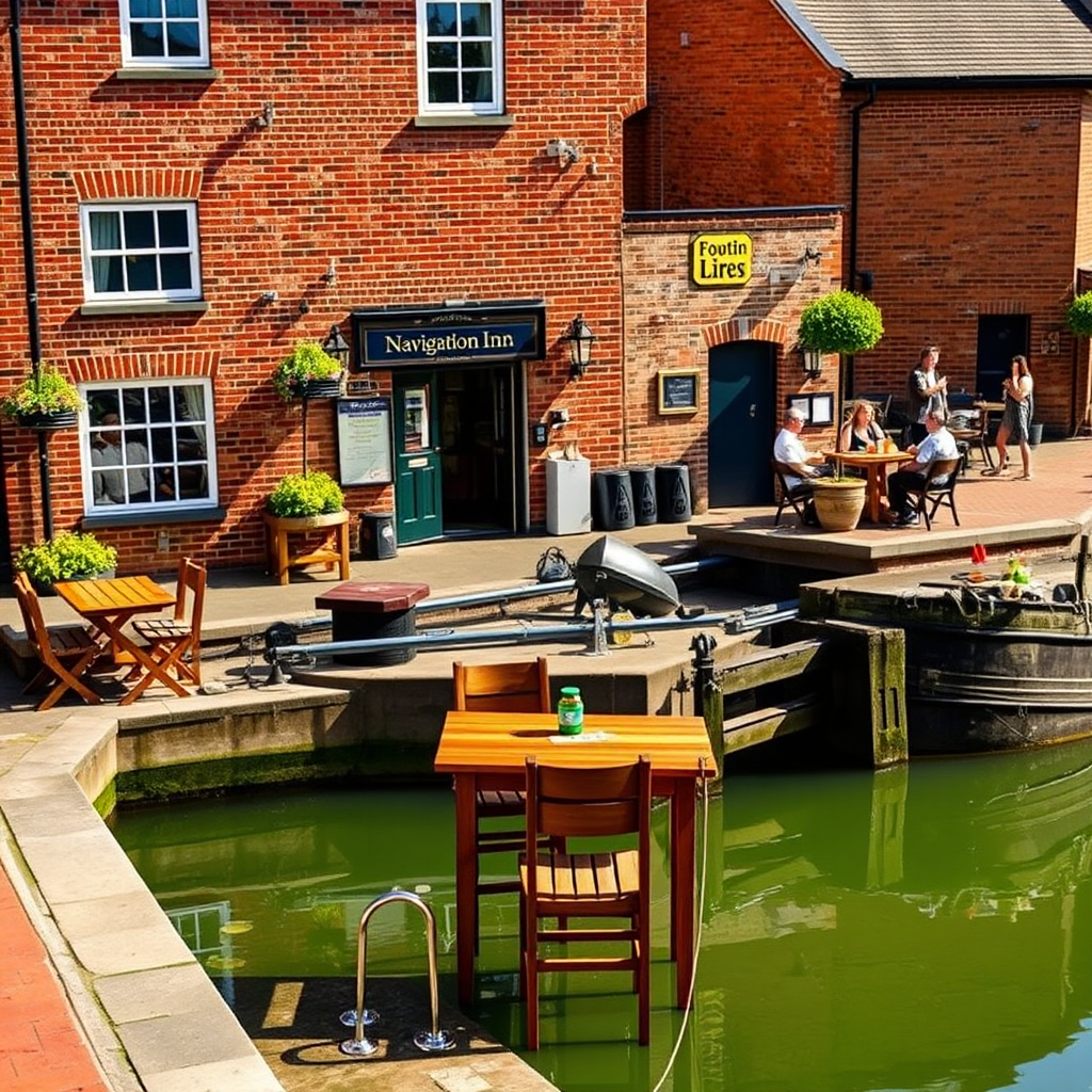 Nottingham Canalside Pub: Perfect Summer Spot, Great Inside Too